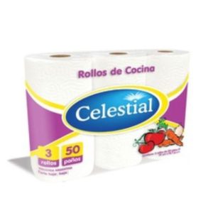 Rollo Cocina Celestial 50 Paños x 3